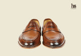 Penny Loafer with Cord Stitch on the Vamp