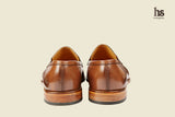 Penny Loafer with Cord Stitch on the Vamp