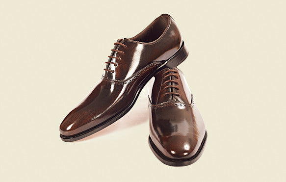 Plain Vamp Oxford with Brogue Punch and Gimping on the Vamp