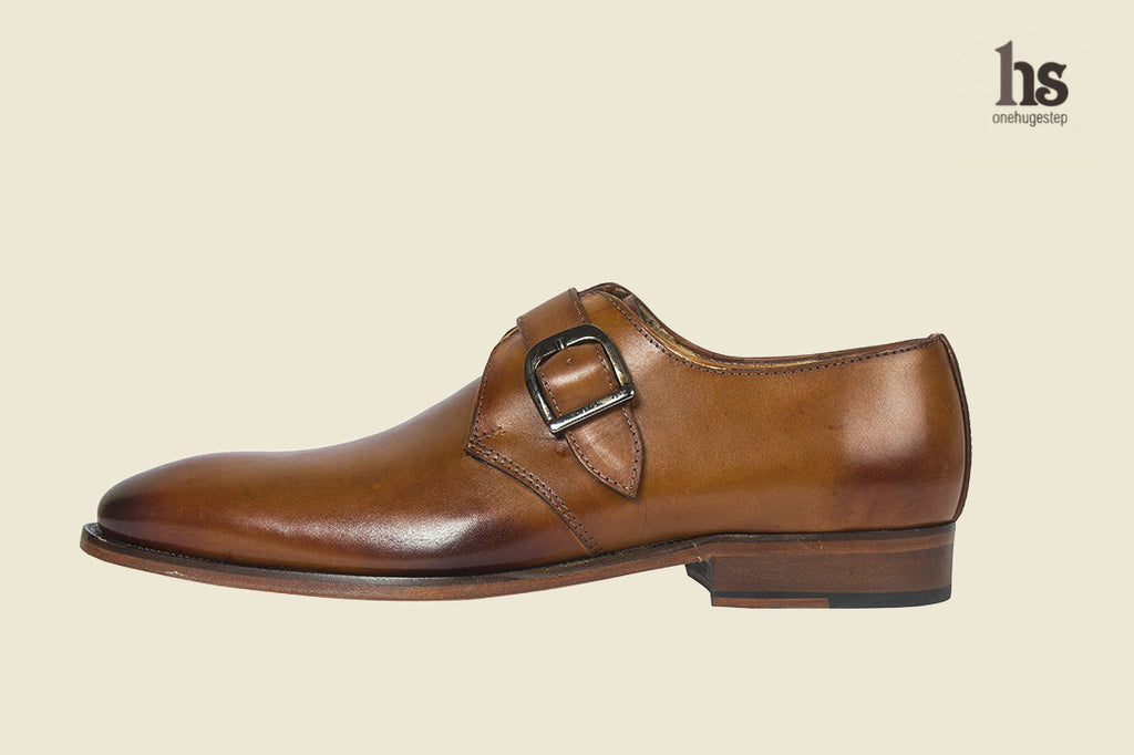 Plain Vamp Monk Strap