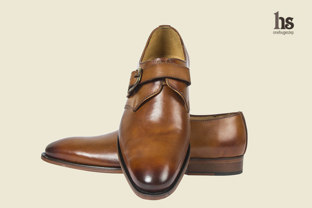 Plain Vamp Monk Strap