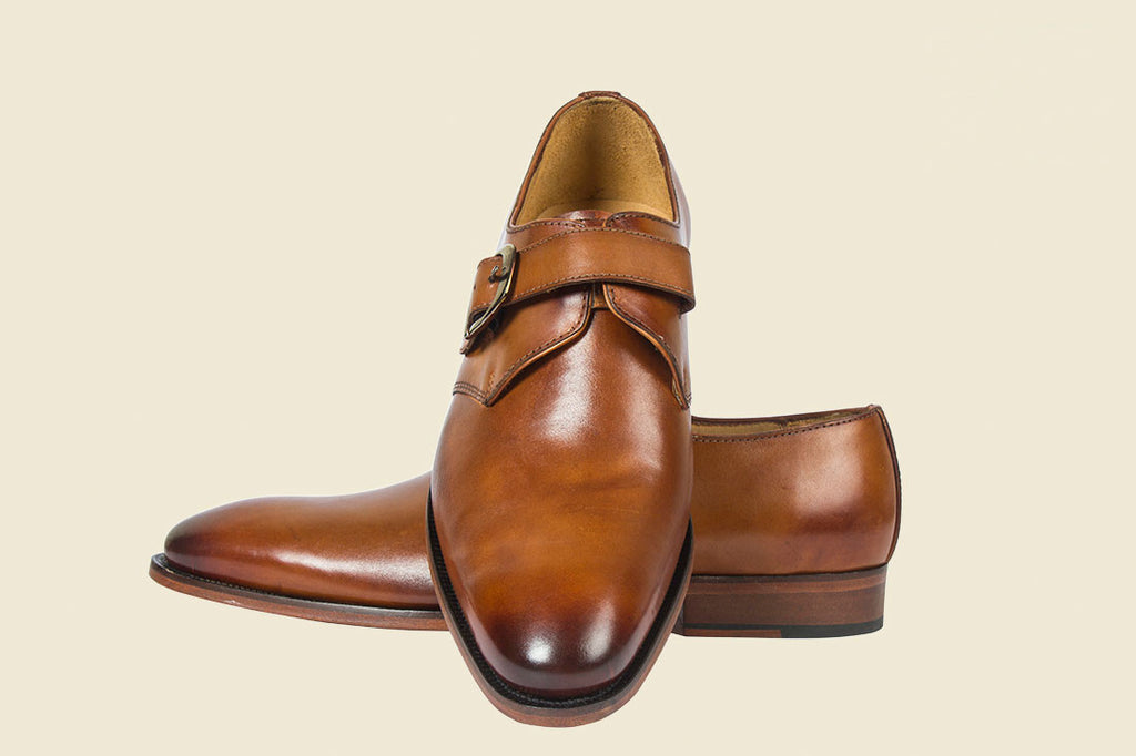 Plain Vamp Monk Strap