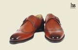 Single Strap Brogue Monk