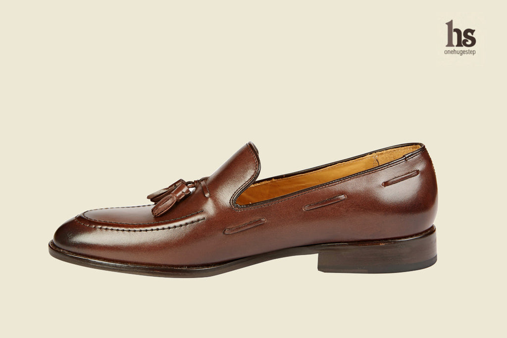 Tassel Loafer with Cord Stitch on the Vamp