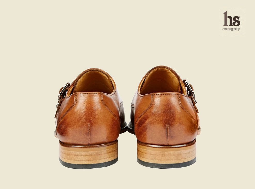 Toecap Double Strap Monk