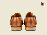 Toecap Double Strap Monk