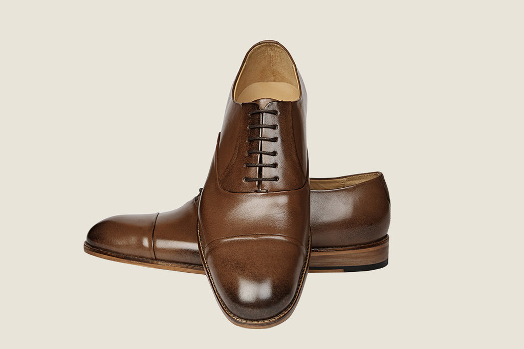 Toecap Oxford Pleated