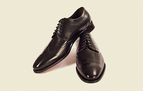 Wingtoe Derby Brogue with Decoration Punches on Quarters